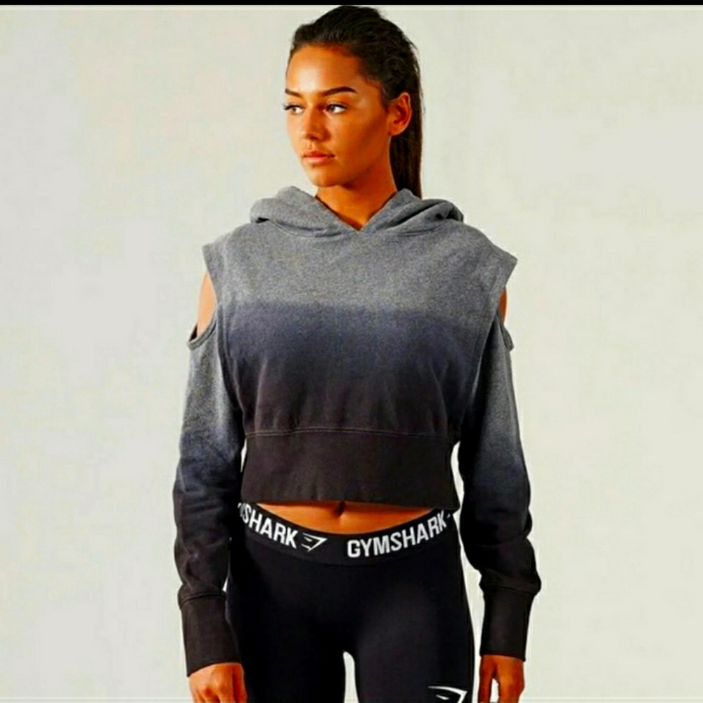 ISO GYMSHARK OMBRE CROPPED HOODIE SIZE L!!!